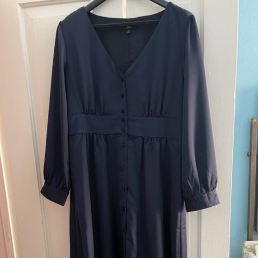 J. Crew Dress in Navy Blue color Size 12 Brand New